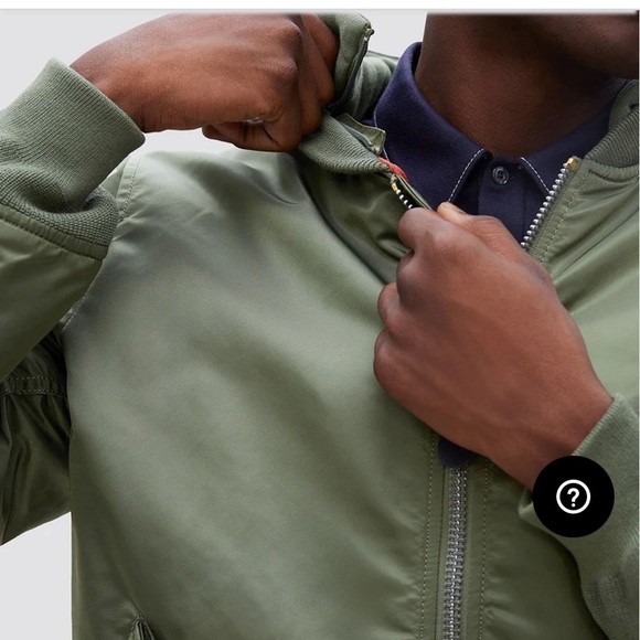 NWOT Alpha Industries MA-1 Natus Bomber Jacket with Removable Hood Size Large - Picture 4 of 16